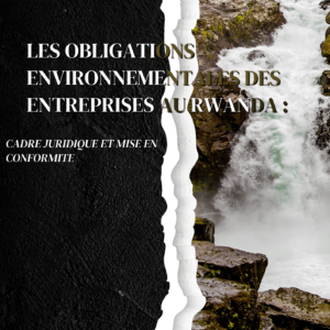 LES OBLIGATIONS ENVIRONNEMENTALES DES ENTREPRISES AU RWANDA : CADRE JURIDIQUE ET MISE EN CONFORMITE