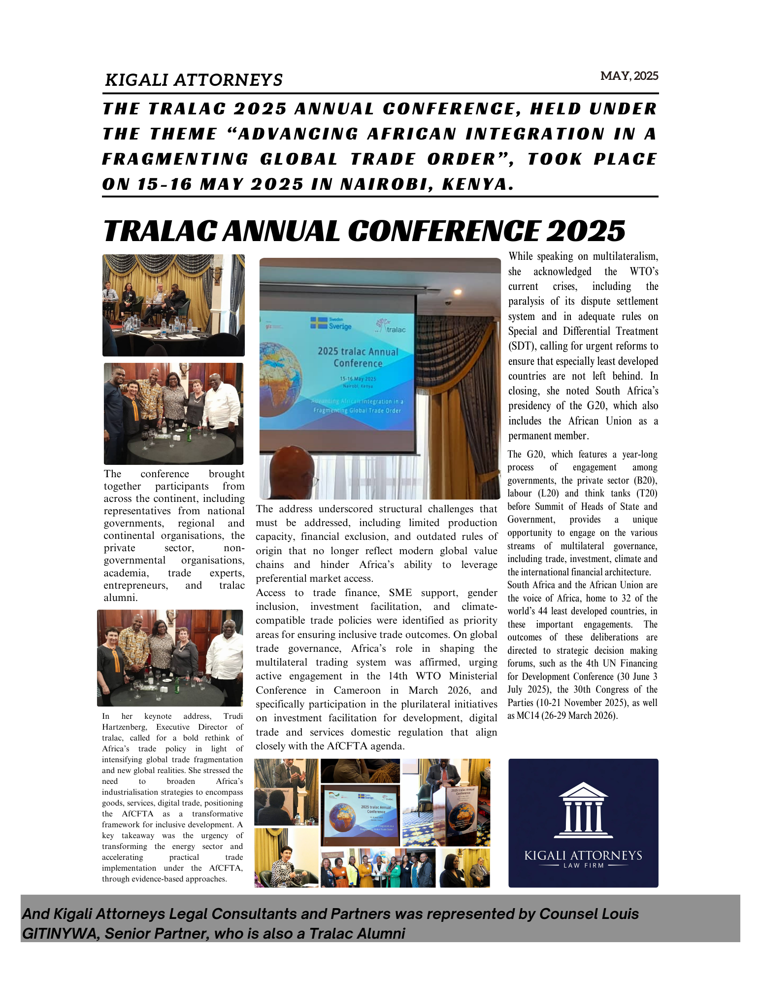 TRALAC ANNUAL CONFERENCE 2025