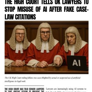 HIGH COURT TELLS UK LAWYERS TO STOP MISUSE OF AI AFTER FAKE CASE-LAW CITATIONS