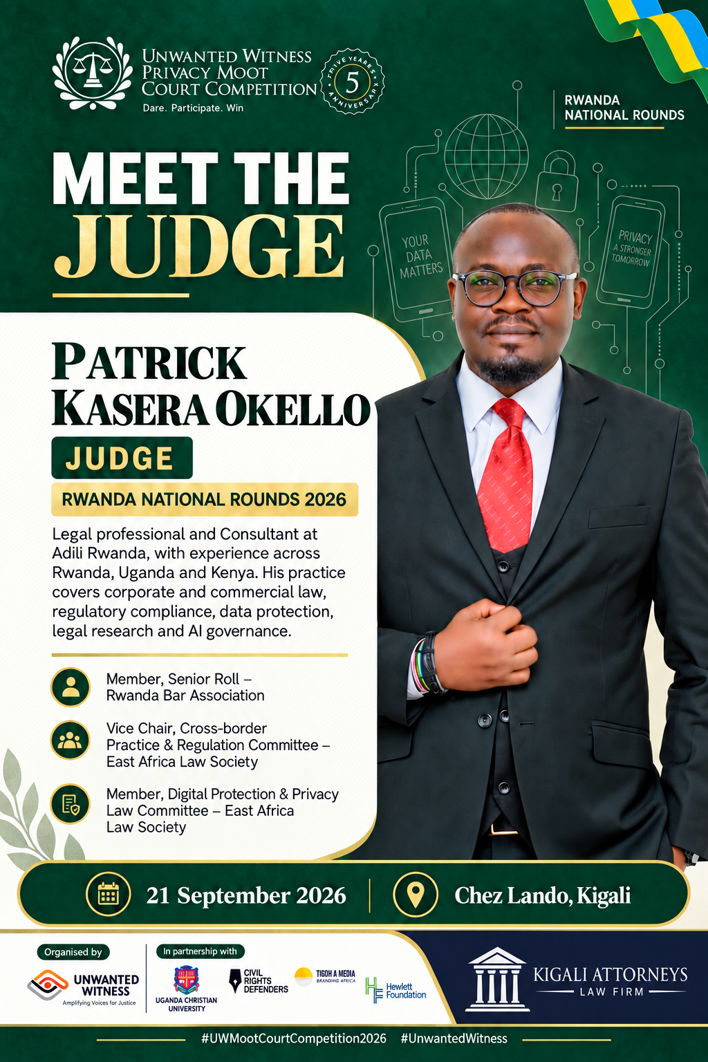 judge profile patrick okello
